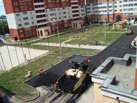 Асфальтирование малых площадей в Москве